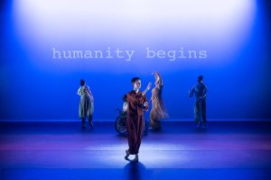 Dancers on stage at National Youth Ballet performance of Echoes of Tomorrow
